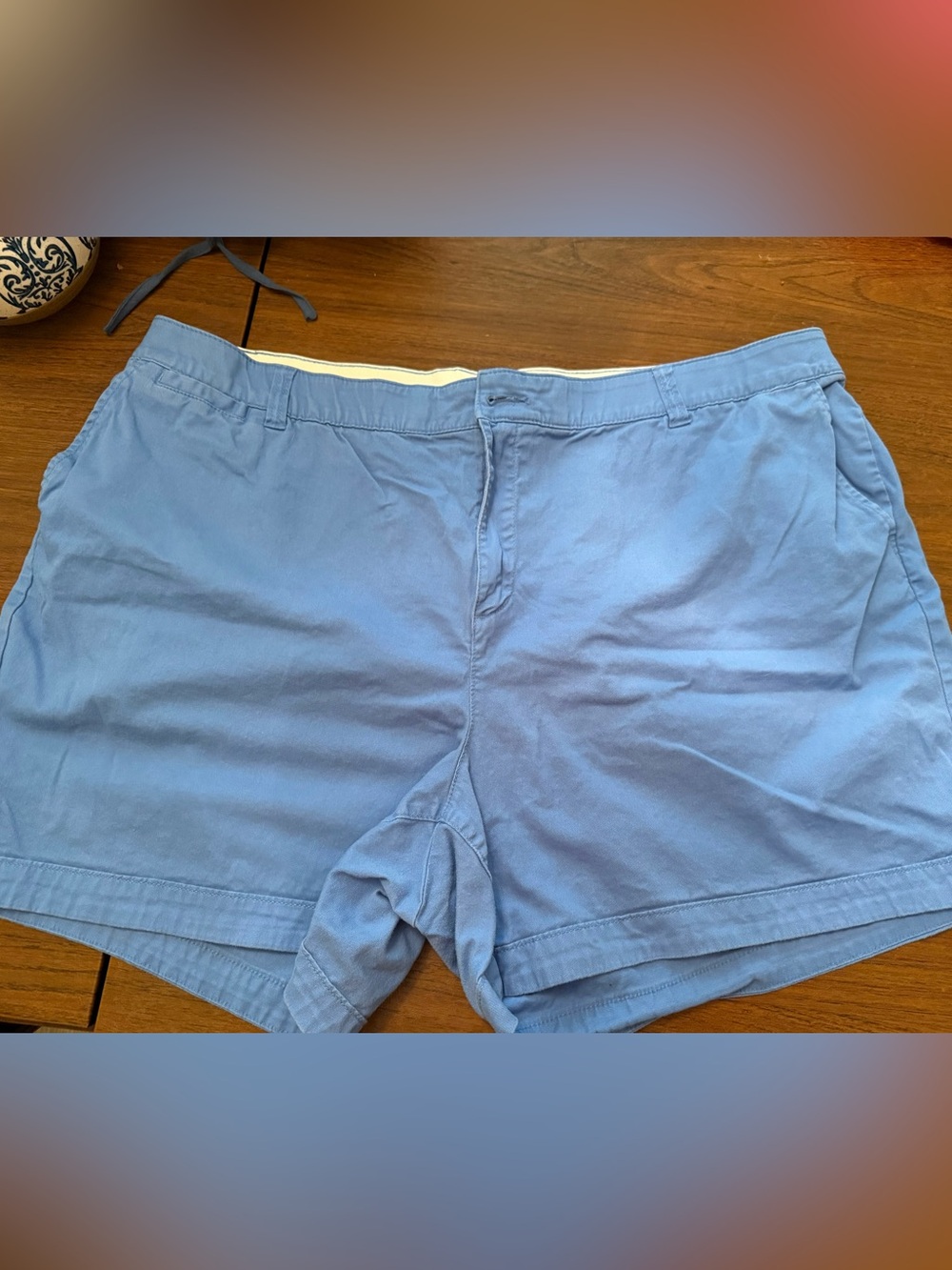 Women’s Light Blue Casual Cotton Shorts